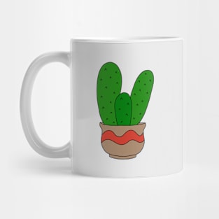 Cute Cactus Design #167: Cacti In Cute Pot Mug